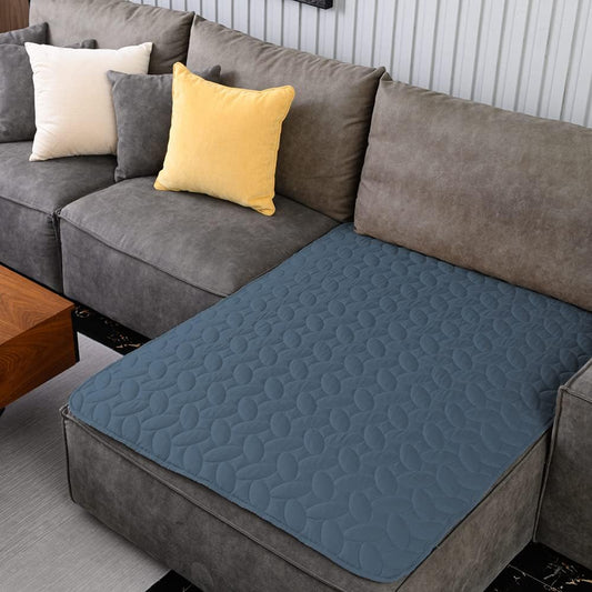 Ameritex Pet Bed Cover Dog Bed Blanket for Sofa and Furniture Waterproof New Pattern Design (40x50 Inch, Navyblue) - Pet Explorer