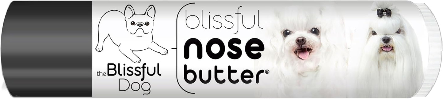 The Blissful Dog Maltese Nose Butter for Dry, Cracked Skin, Lick-Safe Dog Nose Balm with Moisturizing Shea Butter, Almond, Olive, and Essential Oils, Pet Supplies, Uncented, 0.15 oz. - Pet Explorer