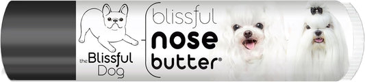 The Blissful Dog Maltese Nose Butter for Dry, Cracked Skin, Lick-Safe Dog Nose Balm with Moisturizing Shea Butter, Almond, Olive, and Essential Oils, Pet Supplies, Uncented, 0.15 oz. - Pet Explorer