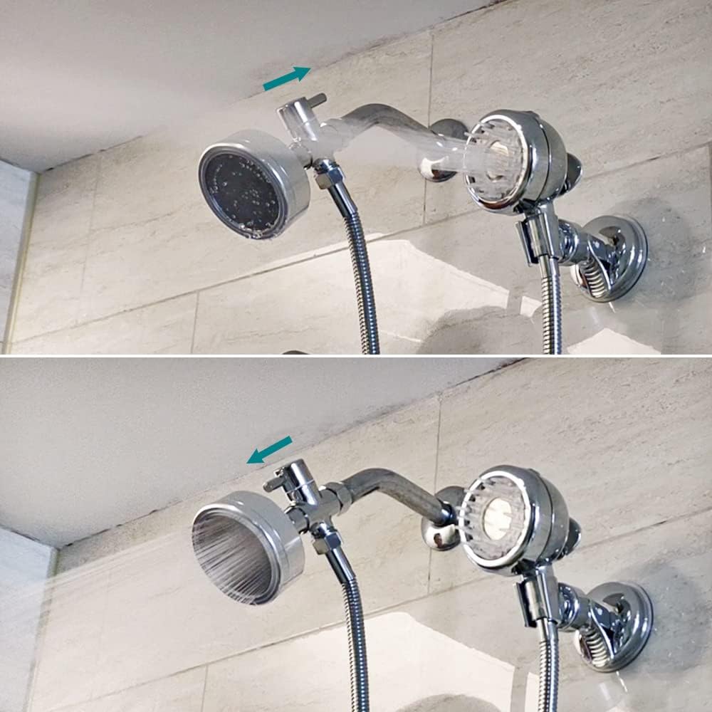 Pet Shower Set with 8.2ft Hose for Bathroom Shower Arm (Suction Holder) - Pet Explorer