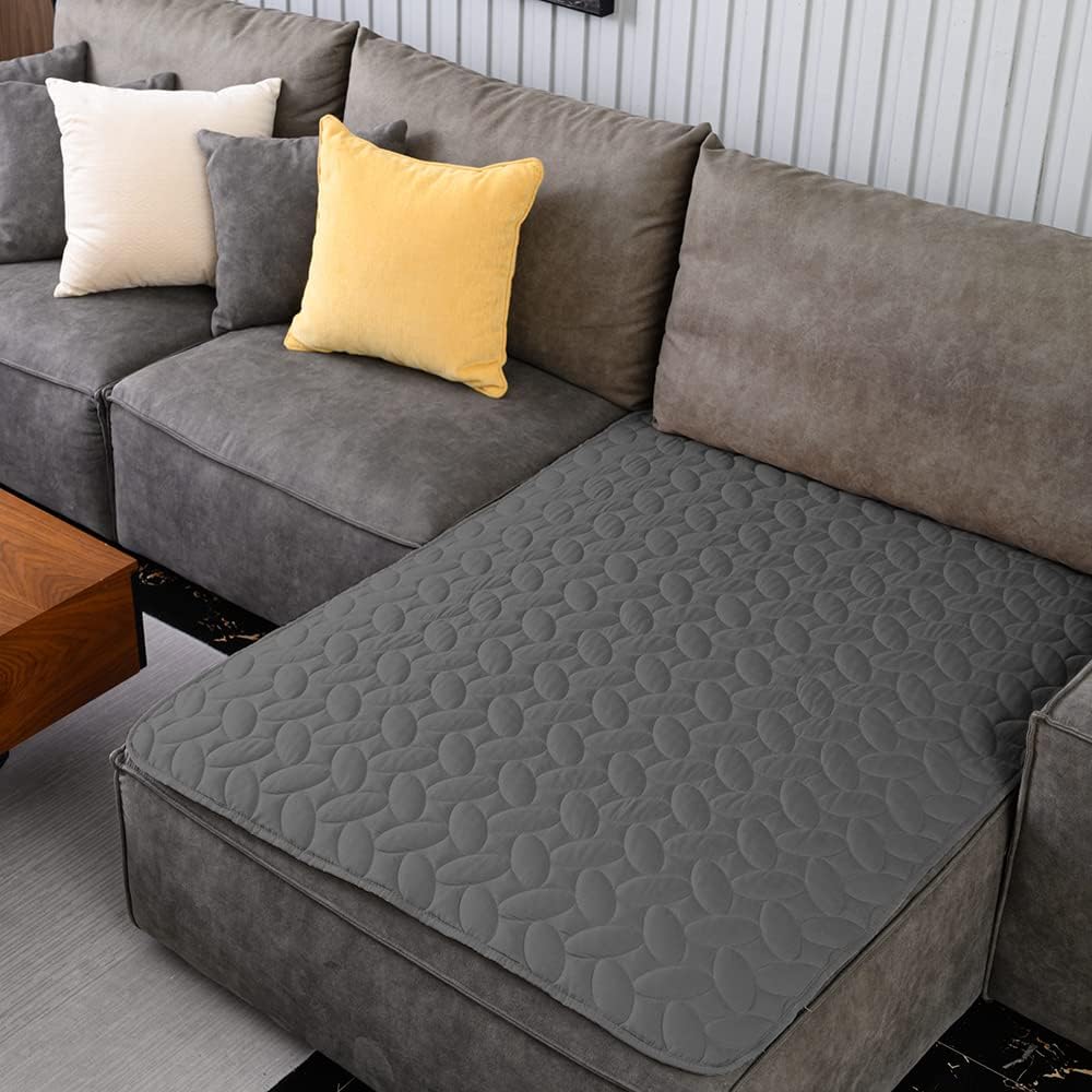 Ameritex Pet Bed Cover Dog Bed Blanket for Sofa and Furniture Waterproof New Pattern Design (40x50 Inch, Dark Grey) - Pet Explorer