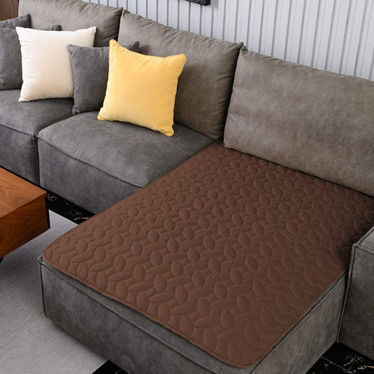 Ameritex Pet Bed Cover Dog Bed Blanket for Sofa and Furniture Waterproof New Pattern Design (40x50 Inch, Chocolate) - Pet Explorer