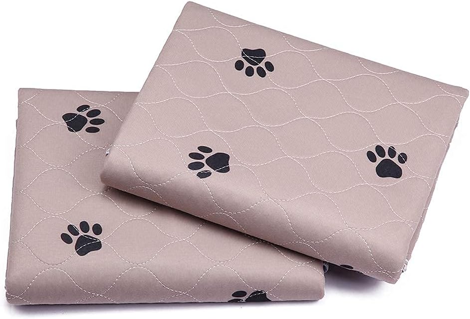 SincoPet Washable Dog Pee Pads with Puppy Grooming Gloves,Puppy Pads,Reusable Pet Training Pads,Large ,Waterproof Pet Pads for Dog Bed Mat,Super Absorbing Whelping Pads,24x36 Inch (Pack of 4) - Pet Explorer