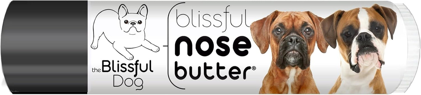 The Blissful Dog Fawn Boxer Nose Butter for Dry, Cracked Skin, Lick-Safe Dog Nose Balm with Moisturizing Shea Butter, Almond, Olive, and Essential Oils, Pet Supplies, Uncented, 0.15 oz. - Pet Explorer