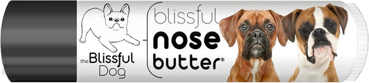 The Blissful Dog Fawn Boxer Nose Butter for Dry, Cracked Skin, Lick-Safe Dog Nose Balm with Moisturizing Shea Butter, Almond, Olive, and Essential Oils, Pet Supplies, Uncented, 0.15 oz. - Pet Explorer