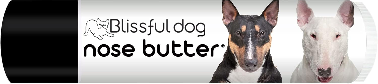 The Blissful Dog Bull Terrier Nose Butter for Dry, Cracked Skin, Lick-Safe Dog Nose Balm with Moisturizing Shea Butter, Almond, Olive, and Essential Oils, Pet Supplies, Uncented, 0.15 oz. - Pet Explorer