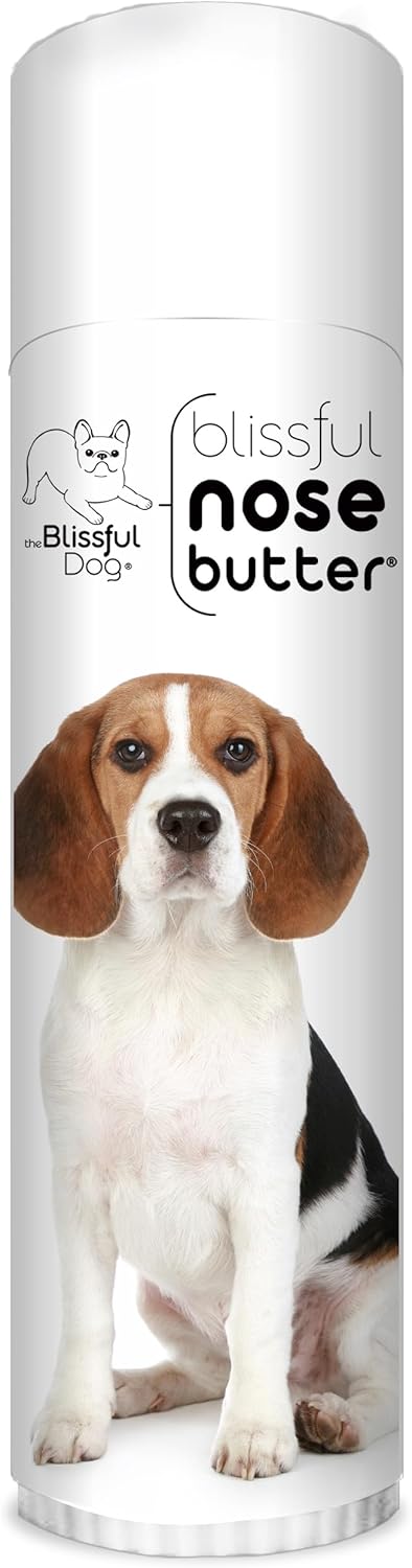 The Blissful Dog Beagle Nose Butter for Dry, Cracked Skin, Lick-Safe Dog Nose Balm with Moisturizing Shea Butter, Almond, Olive, and Essential Oils, Pet Supplies, Uncented, 0.50 oz. - Pet Explorer