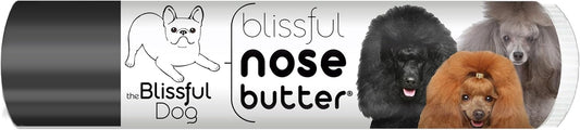 The Blissful Dog Poodle Nose Butter for Dry, Cracked Skin, Lick-Safe Dog Nose Balm with Moisturizing Shea Butter, Almond, Olive, and Essential Oils, Pet Supplies, Uncented, 0.15 oz. - Pet Explorer