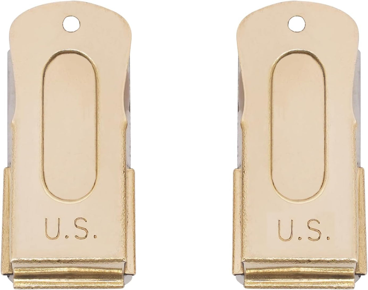 Lord of Battles Pack of 2 U.S. D-Day Paratrooper Brass Cricket Clicker – Historical Reenactment Signal Device – Military Replica with Authentic Click Sound