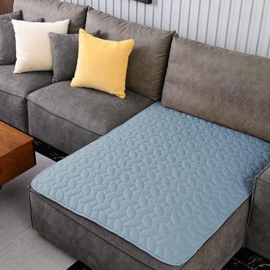 Ameritex Pet Bed Cover Dog Bed Blanket for Sofa and Furniture Waterproof New Pattern Design (40x50 Inch, Light Blue) - Pet Explorer