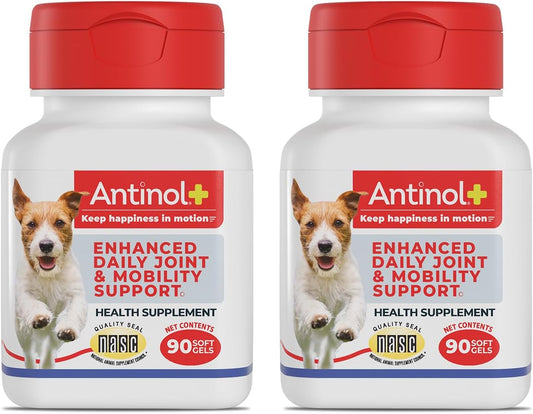 Plus, Mobility, Hip, and Joint Supplement for Dogs, Green-Lipped Mussels and Krill Oil - Dog Joint Supplement, Better and Faster Than Glucosamine and Chondroitin, 180 Soft Gels - Pet Explorer