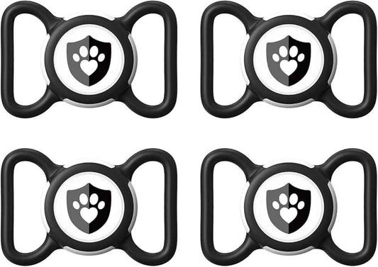 Waterproof AirTag Dog Collar Holder for Apple AirTag QR Code