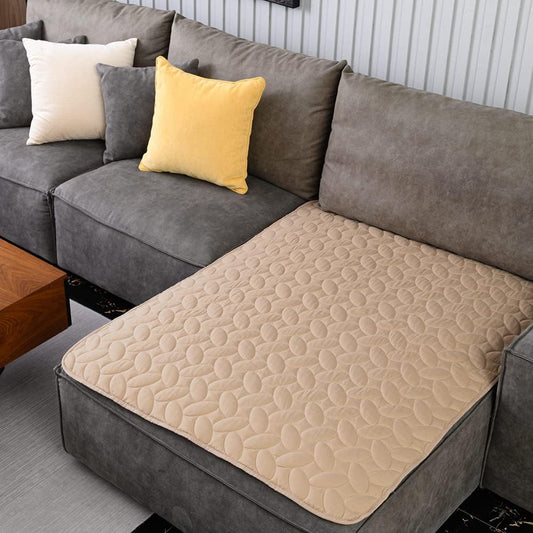 Ameritex Pet Bed Cover Dog Bed Blanket for Sofa and Furniture Waterproof New Pattern Design (40x50 Inch, Beige) - Pet Explorer