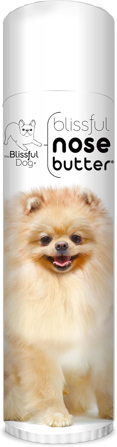 The Blissful Dog Pomeranian Nose Butter for Dry, Cracked Skin, Lick-Safe Dog Nose Balm with Moisturizing Shea Butter, Almond, Olive, and Essential Oils, Pet Supplies, Uncented, 0.50 oz. - Pet Explorer