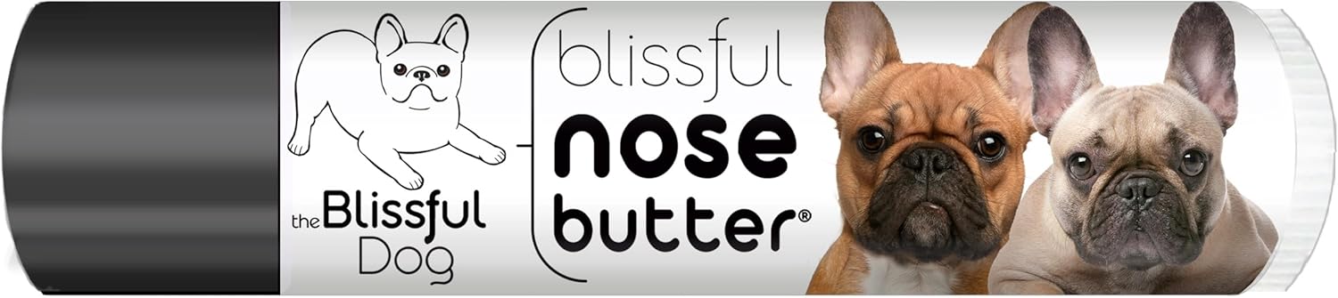 The Blissful Dog French Bulldog Black Masked Fawn Unscented Nose Butter - Dog Nose Butter, 0.15 Ounce - Pet Explorer