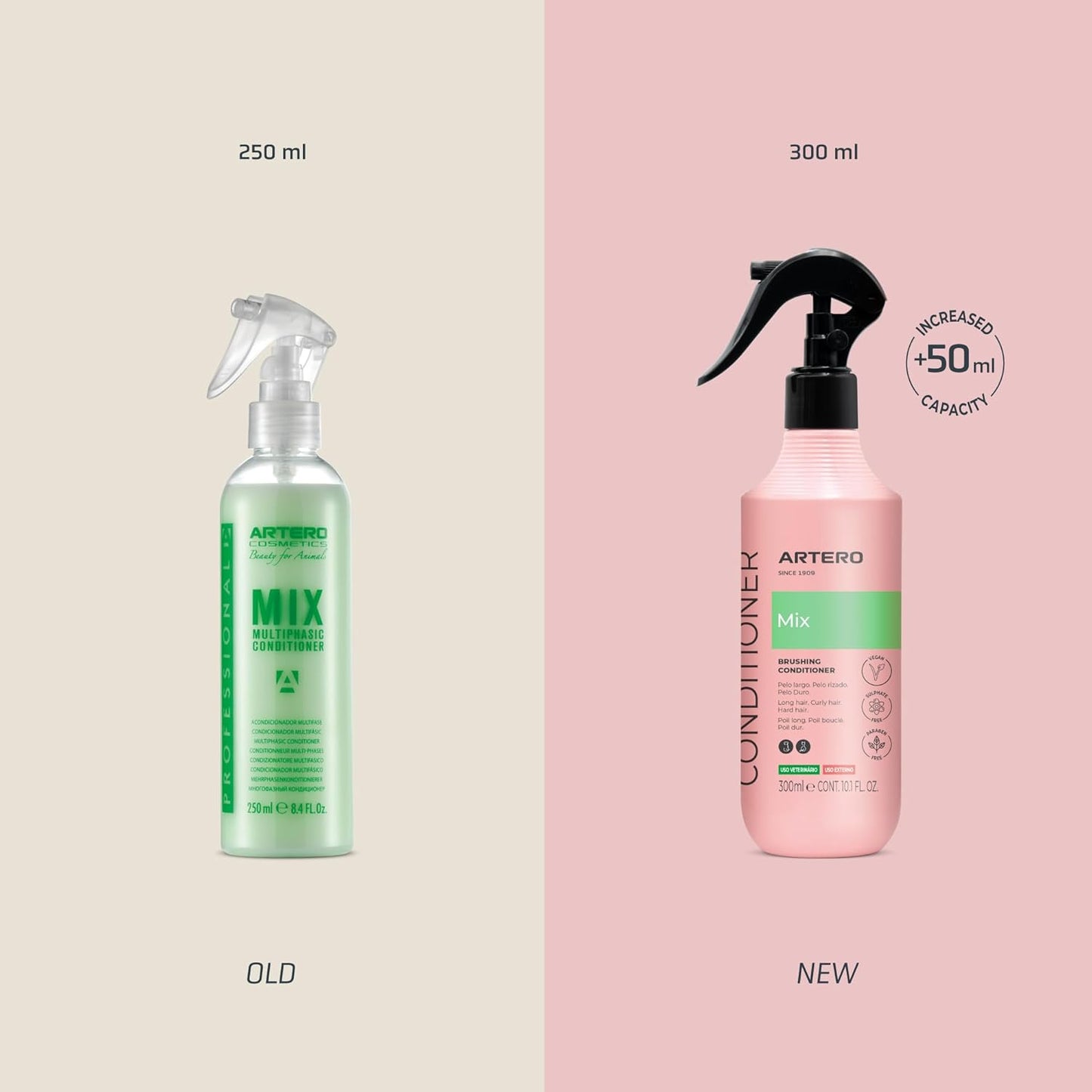 Artero Mix. Multiphase Spray Conditioner for Dry or Wet Hair