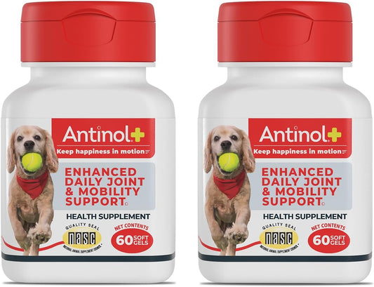 Plus, Mobility, Hip, and Joint Supplement for Dogs, Green-Lipped Mussels and Krill Oil - Dog Joint Supplement, Better and Faster Than Glucosamine and Chondroitin, 120 Soft Gels - Pet Explorer
