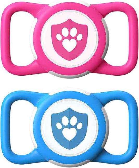 Waterproof AirTag Dog Collar Holder for Apple AirTag QR Code