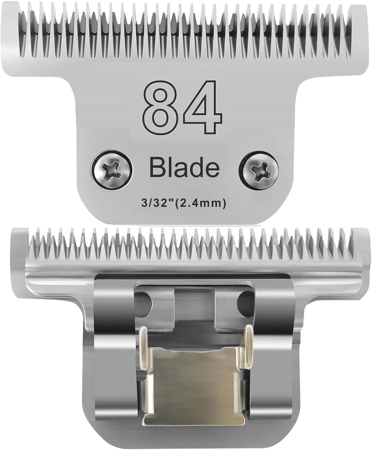 2PCS T84 Blade Dog Grooming Replacement Blades Compatible with Andis Dog Clippers,Dog Clipper Blades Compatible with Wahl KM-10 Series Clippers, Oster A5,Size-T-84 3/32-Inch Cut Length - Pet Explorer