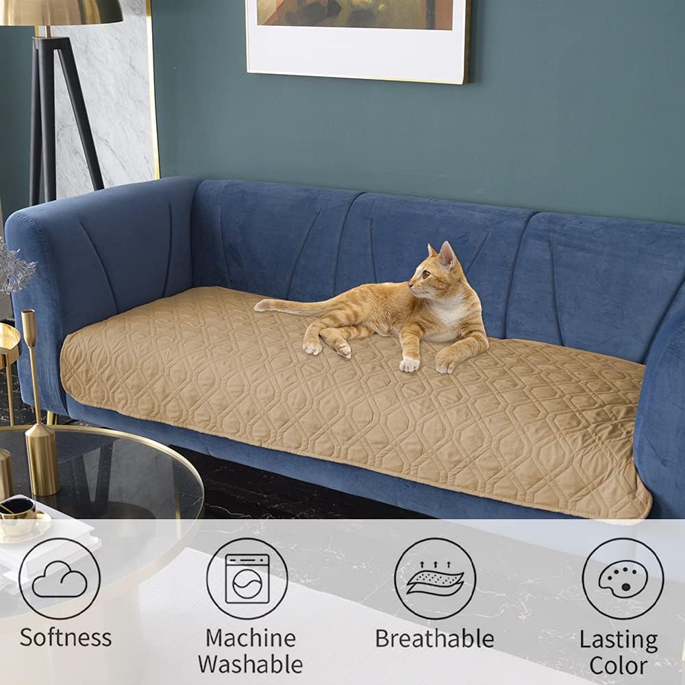 Ameritex Waterproof Dog Bed Cover Pet Blanket for Furniture Bed Couch Sofa Reversible - Pet Explorer