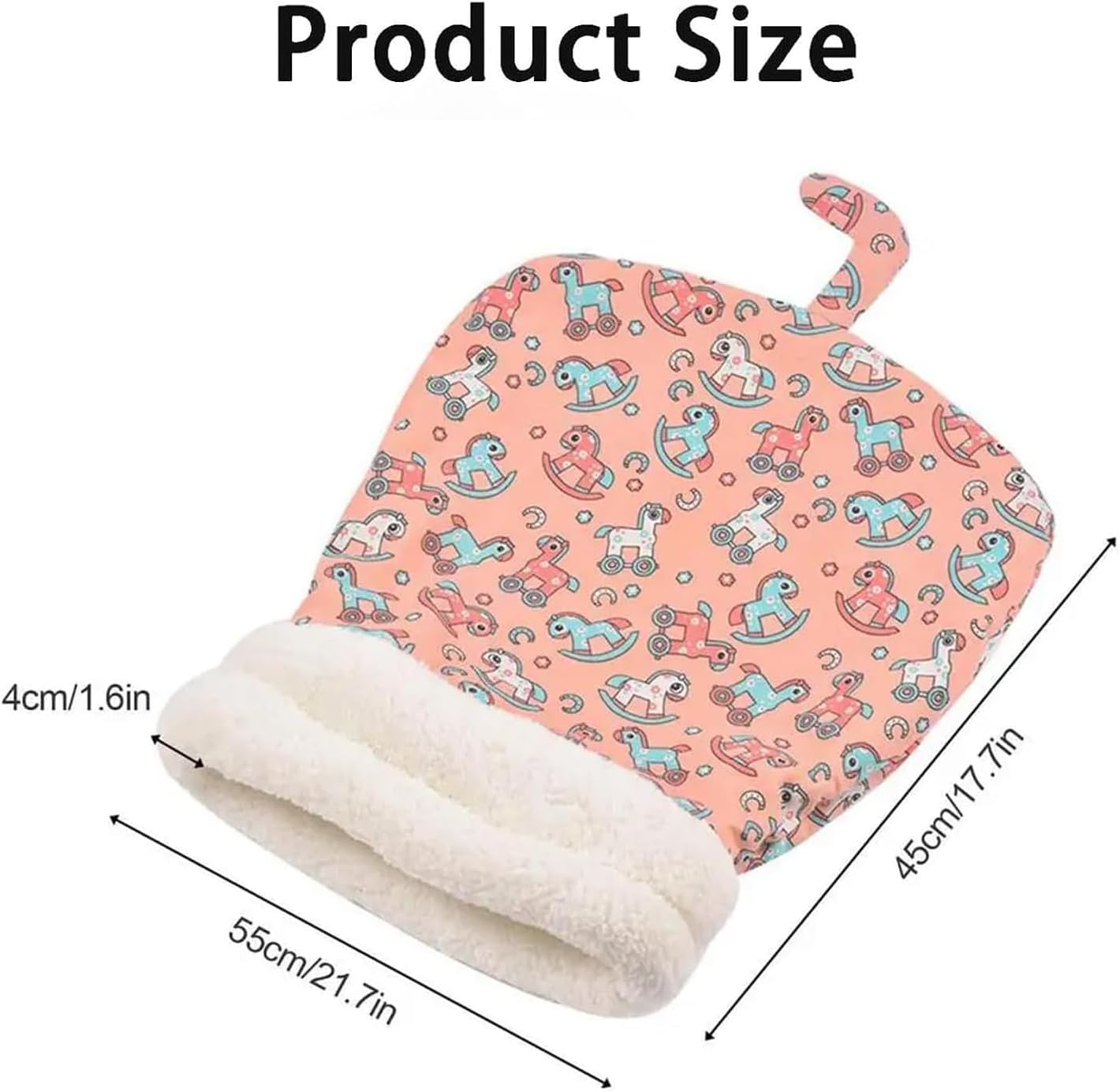 Cat Sleeping Bag - Cozy Pet Nest, Soft Fluffy Washable Bed Cave, Blanket for Indoor Cats (C) - Pet Explorer