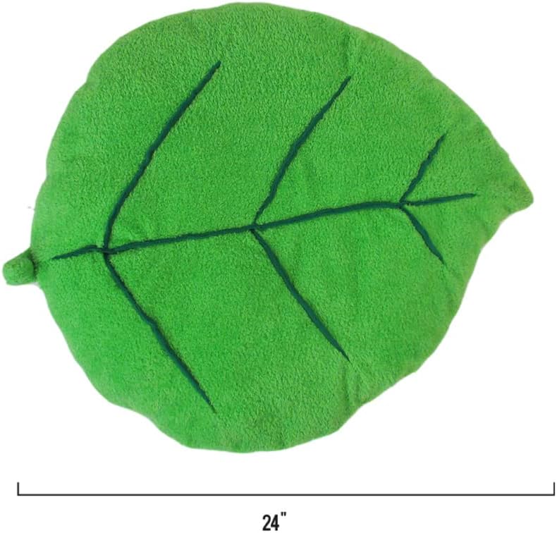 TONBO Soft Plush Extra Small Cute and Cozy Leaf Dog Cat Bed, Washer and Dryer Friendly (Leaf) - Pet Explorer