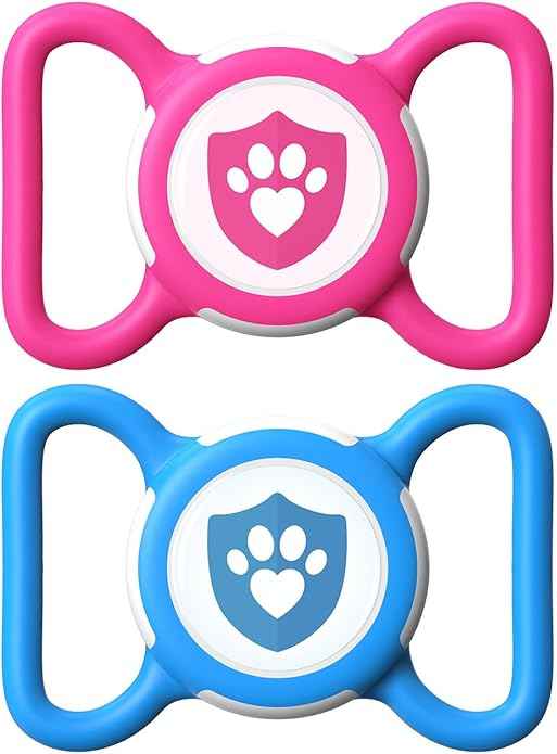 Waterproof AirTag Dog Collar Holder for Apple AirTag QR Code