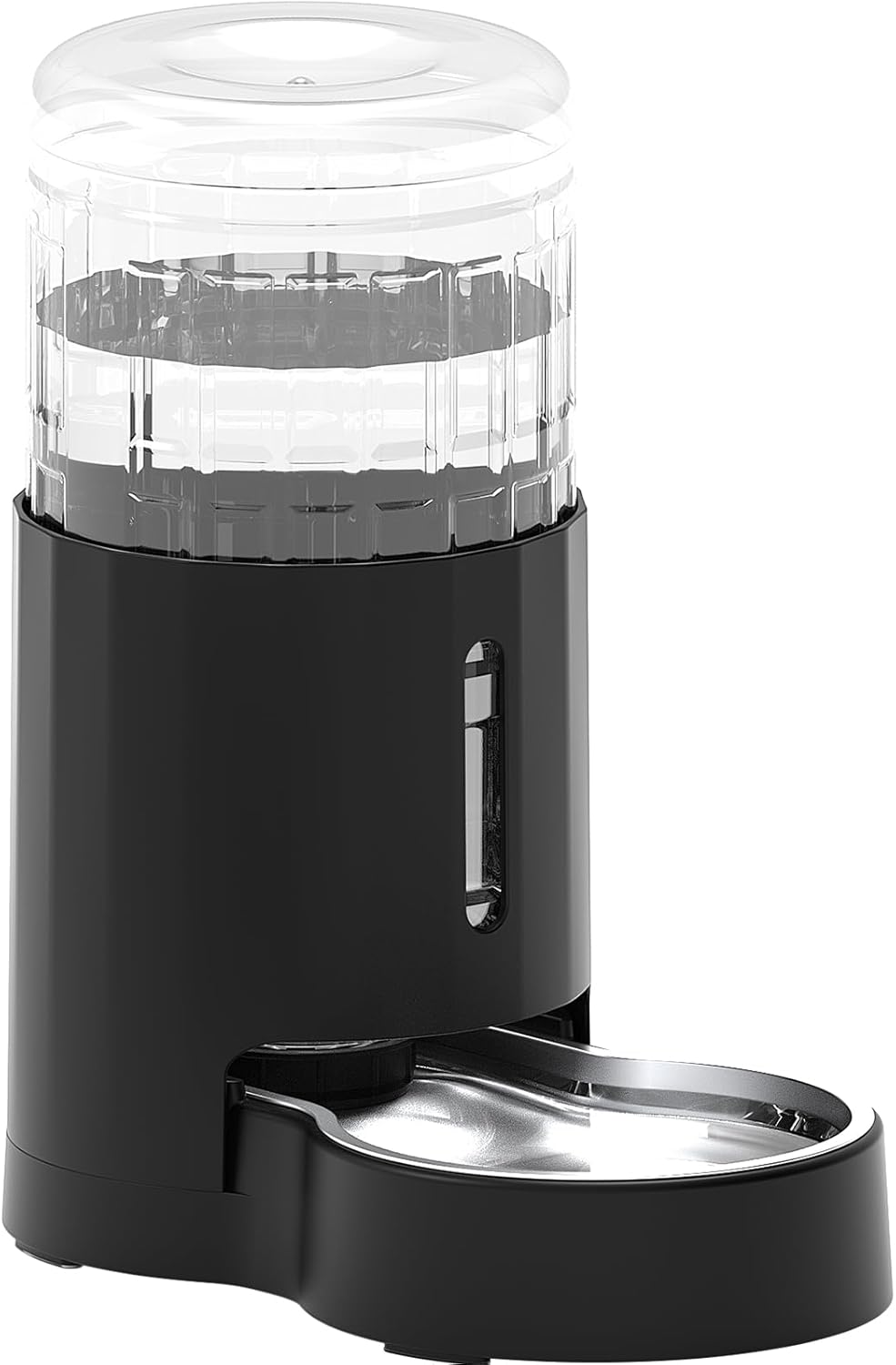 CZPET Automatic 4L/135Oz/1Gal Cat Water Dispenser with Stainless Steel Bowl, Gravity Waterer for Small Medium Dog Puppy Kitten (Black) - Pet Explorer