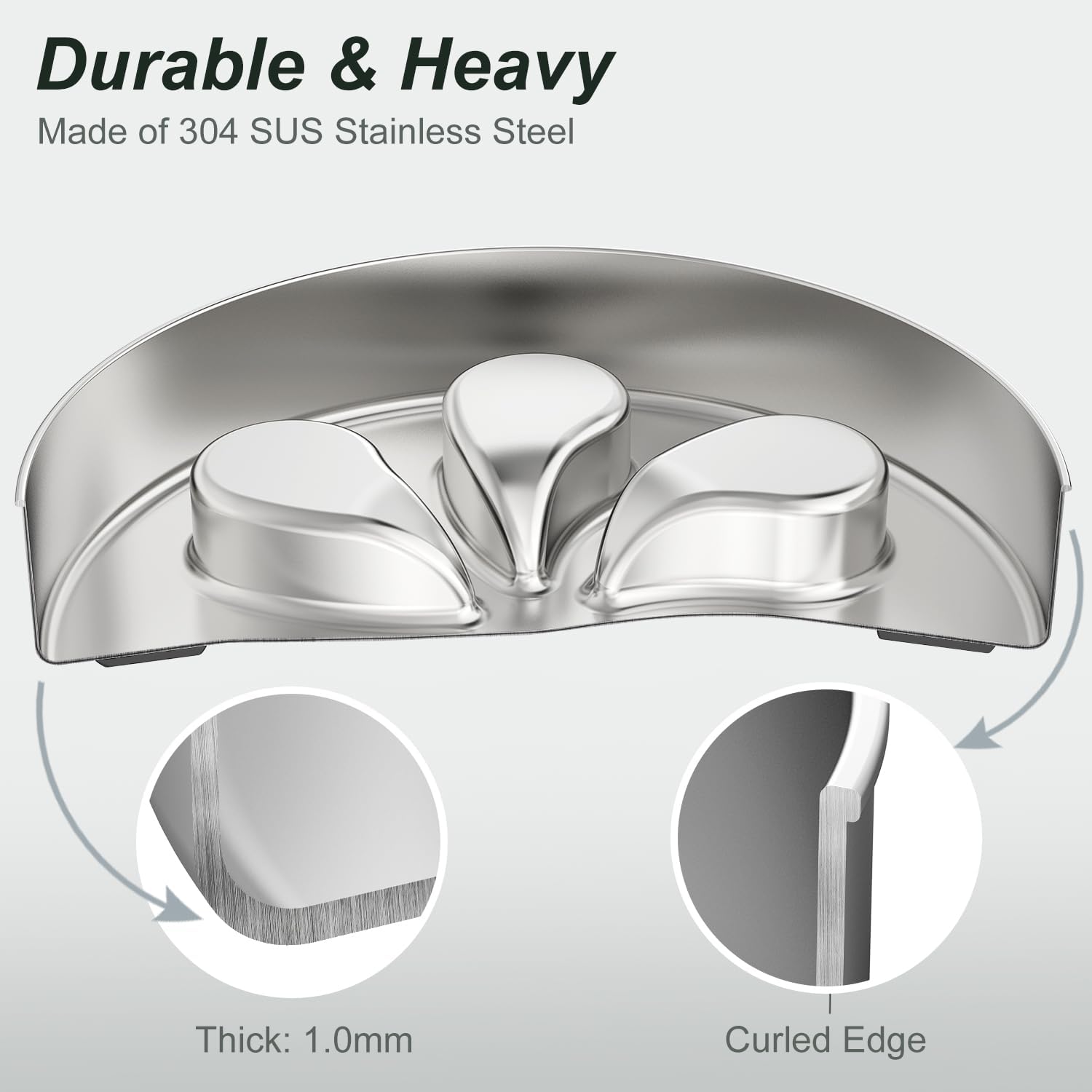 Slow Feeder Dog Bowls Large Breed 3Cups, Food Grade 304 Stainless Steel Dog Bowls with Non-Slip Base, Maze Pet Dish to Slow Down Eating, Metal Slow Feeder Dog Bowl - Pet Explorer