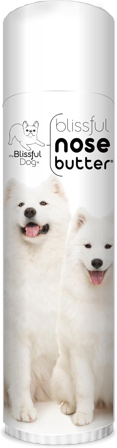 The Blissful Dog Samoyed Unscented Nose Butter - Dog Nose Butter, 0.50 Ounce - Pet Explorer