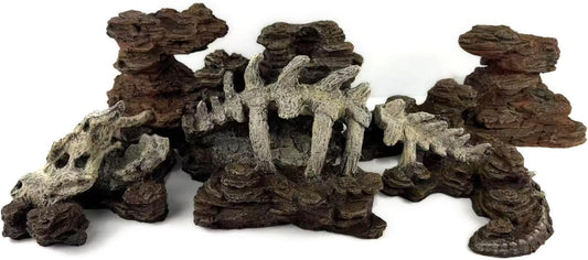 Fish Tank Decor Rocks.Aquarium Decoration Model.Easy Superior Aquascape (Wilderness Keel) - Pet Explorer