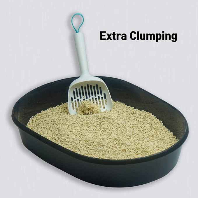 I AM TOFU - Tofu Cat Litter, Natural Flushable Extra Clumping Pellet Litter, 10LB x 3 (Honey Peach 2 & Original 1)