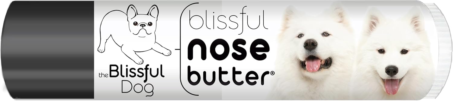 The Blissful Dog Samoyed Unscented Nose Butter - Dog Nose Butter, 0.15 Ounce - Pet Explorer