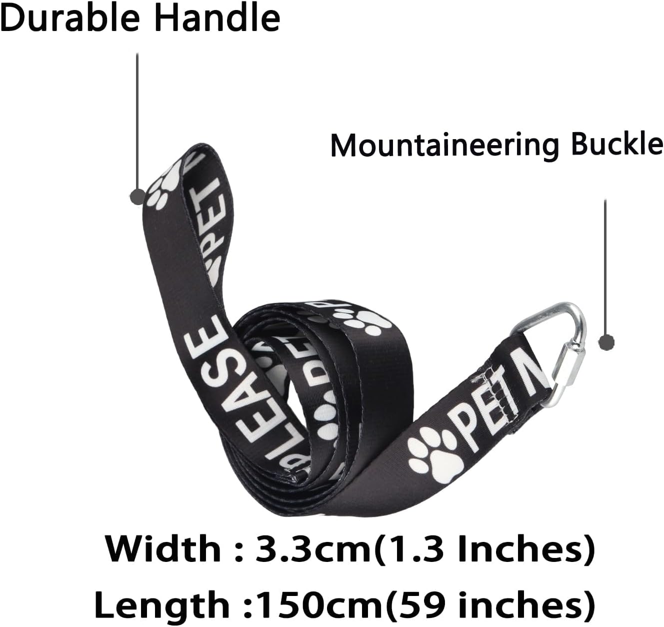 BLUPARK Funny Dog Leash Walking Training Dog Leashes Dog Owner Pet Lover Gift(Pet Me Please)