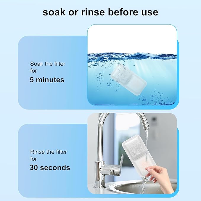 (16 Pack) Cat Water Fountain Filters Replacement Compatible With oneisall Cat Water Fountain, Cat Fountain Filters for 67oz/2L Stainless Steel Cat Fountain