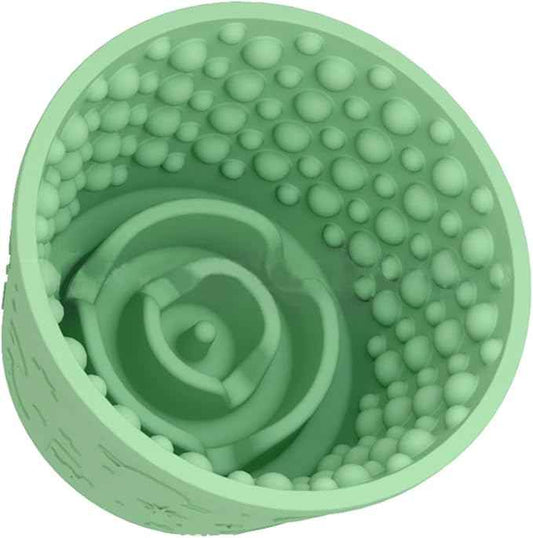 Dog Slow Feeder Lick Bowl,Anxiety Relief Treat Dispenser, Non-Slip Anti-chocking Pet Dish, Interactive Puzzle Toy for Small Medium Large Breed,Freezable BPA Free Silicone Dishwasher Safe