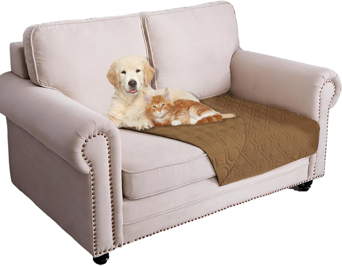 Ameritex Waterproof Dog Bed Cover Pet Blanket for Furniture Bed Couch Sofa Reversible - Pet Explorer