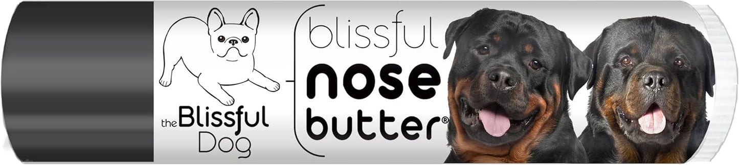 The Blissful Dog Rottweiler Nose Butter for Dry, Cracked Skin, Lick-Safe Dog Nose Balm with Moisturizing Shea Butter, Almond, Olive, and Essential Oils, Pet Supplies, Uncented, 0.15 oz. - Pet Explorer