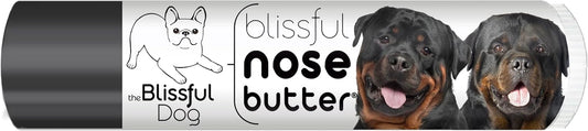 The Blissful Dog Rottweiler Nose Butter for Dry, Cracked Skin, Lick-Safe Dog Nose Balm with Moisturizing Shea Butter, Almond, Olive, and Essential Oils, Pet Supplies, Uncented, 0.15 oz. - Pet Explorer
