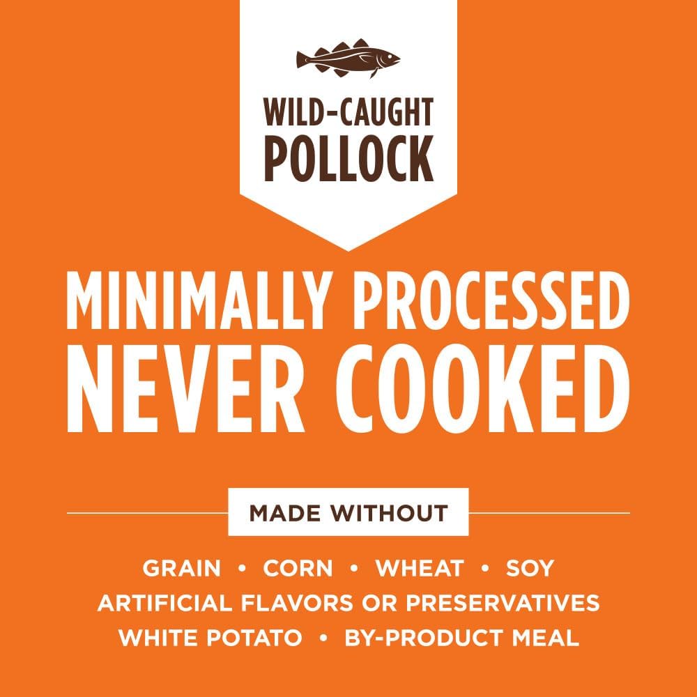 Instinct Raw Boost Mixers, Freeze Dried Dog Food Topper, Grain Free - Wild Caught Pollock, 12.5 oz. Bag