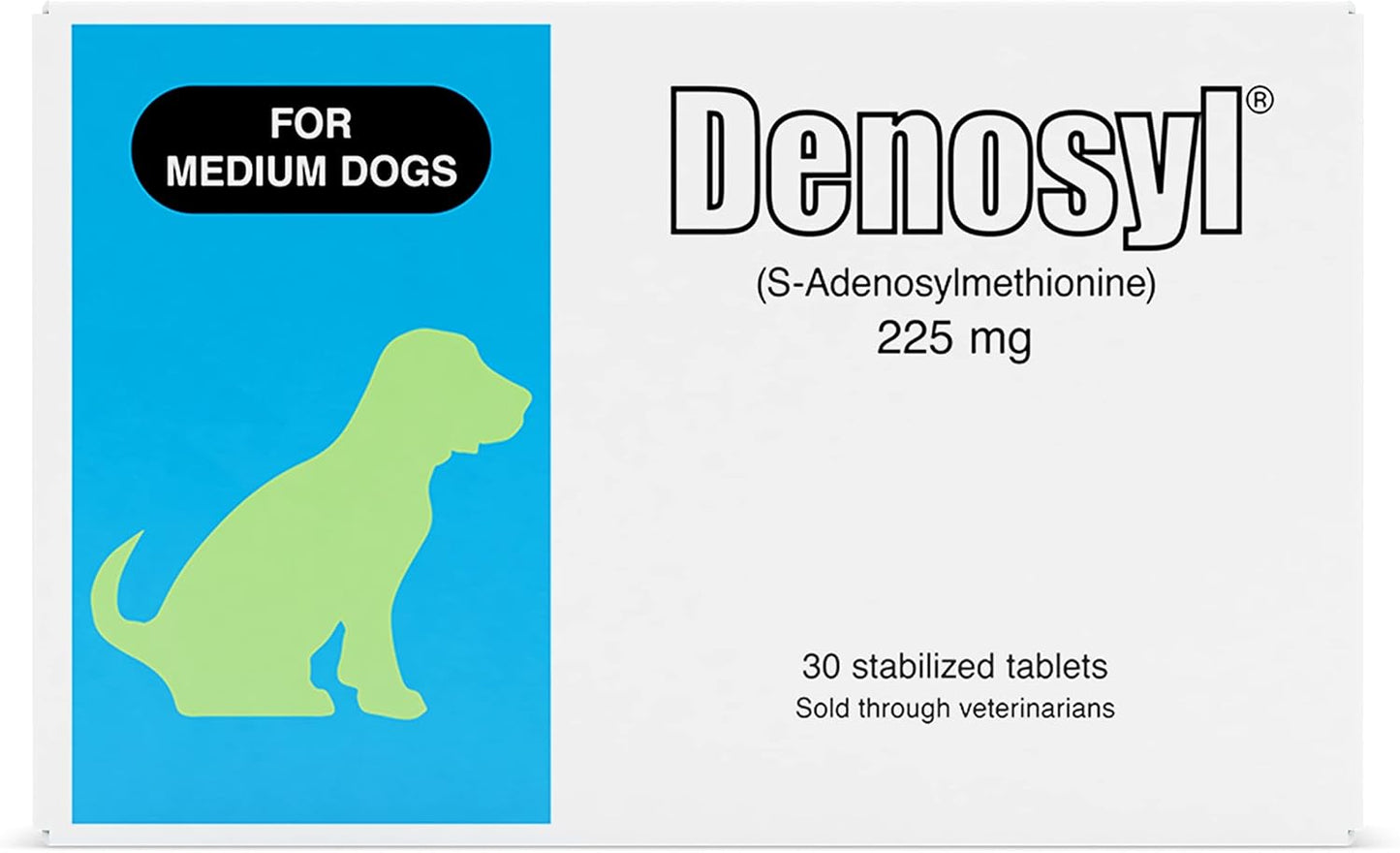 Nutramax Denosyl Liver and Brain Health Supplement for Medium Dogs - With S-Adenosylmethionine (SAMe), 30 Tablets - Pet Explorer