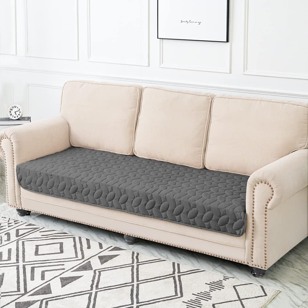 Ameritex Pet Bed Cover Dog Bed Blanket for Sofa and Furniture Waterproof New Pattern Design (30x70 Inch, Dark Grey) - Pet Explorer