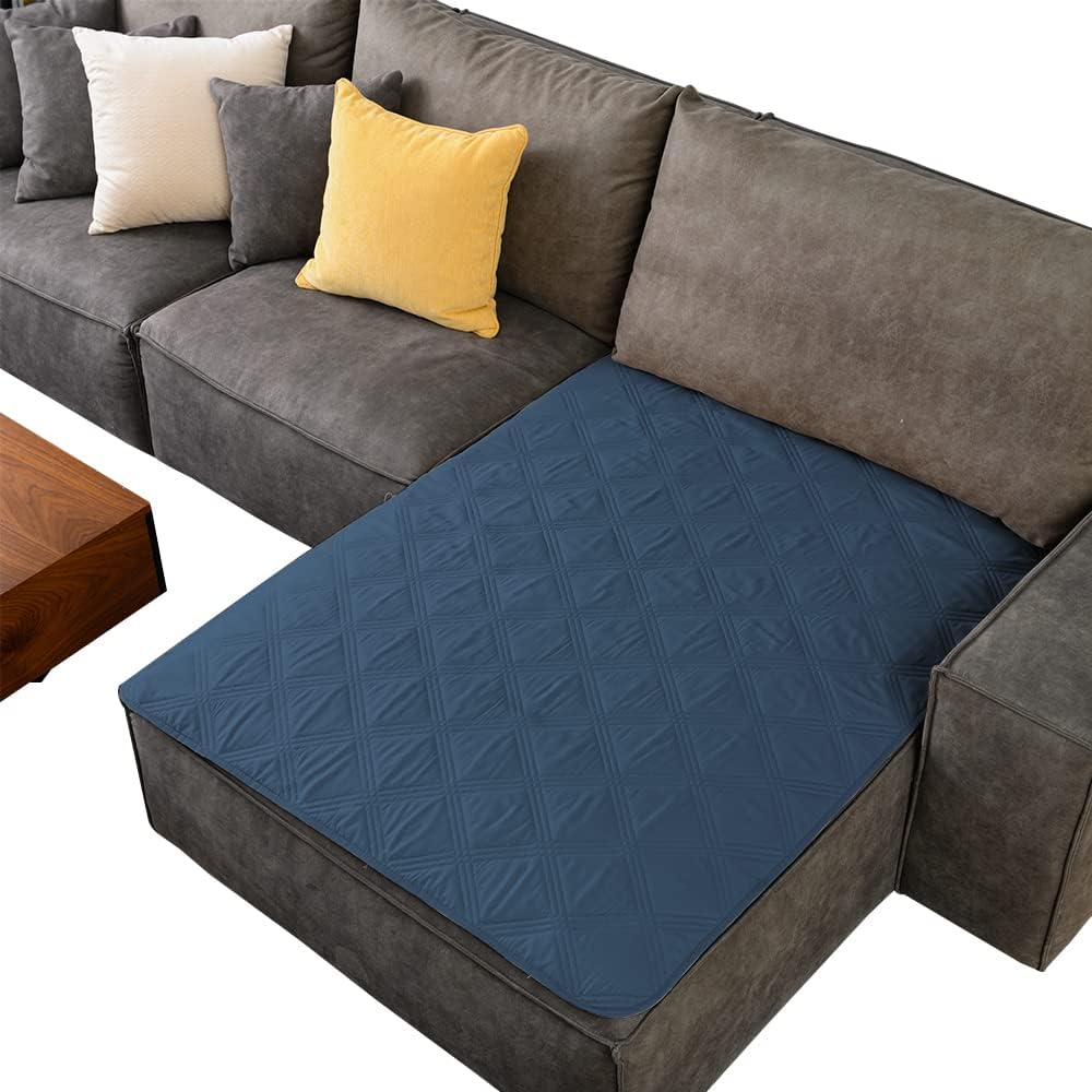 Ameritex Waterproof Dog Bed Cover Pet Blanket with Anti-Slip Back for Furniture Bed Couch Sofa (40x50 Inch (Pack of 1), Navyblue) - Pet Explorer
