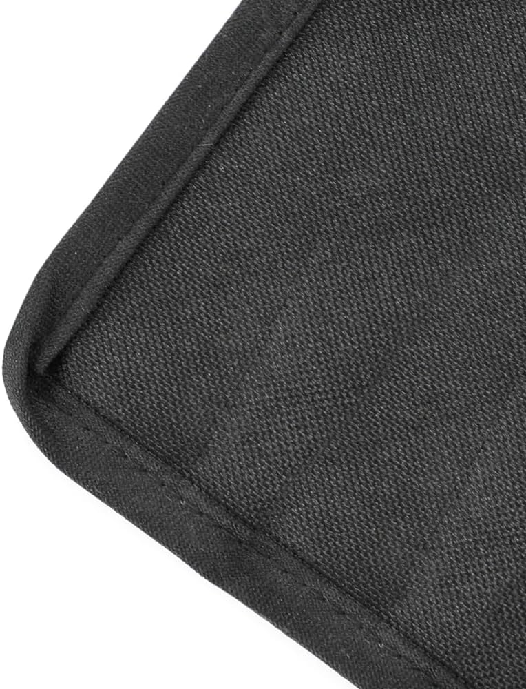 Amazon Basics Waterproof Car Back Bench Seat Cover Protector for Dog - 56 x 47 inch, Black - Pet Explorer
