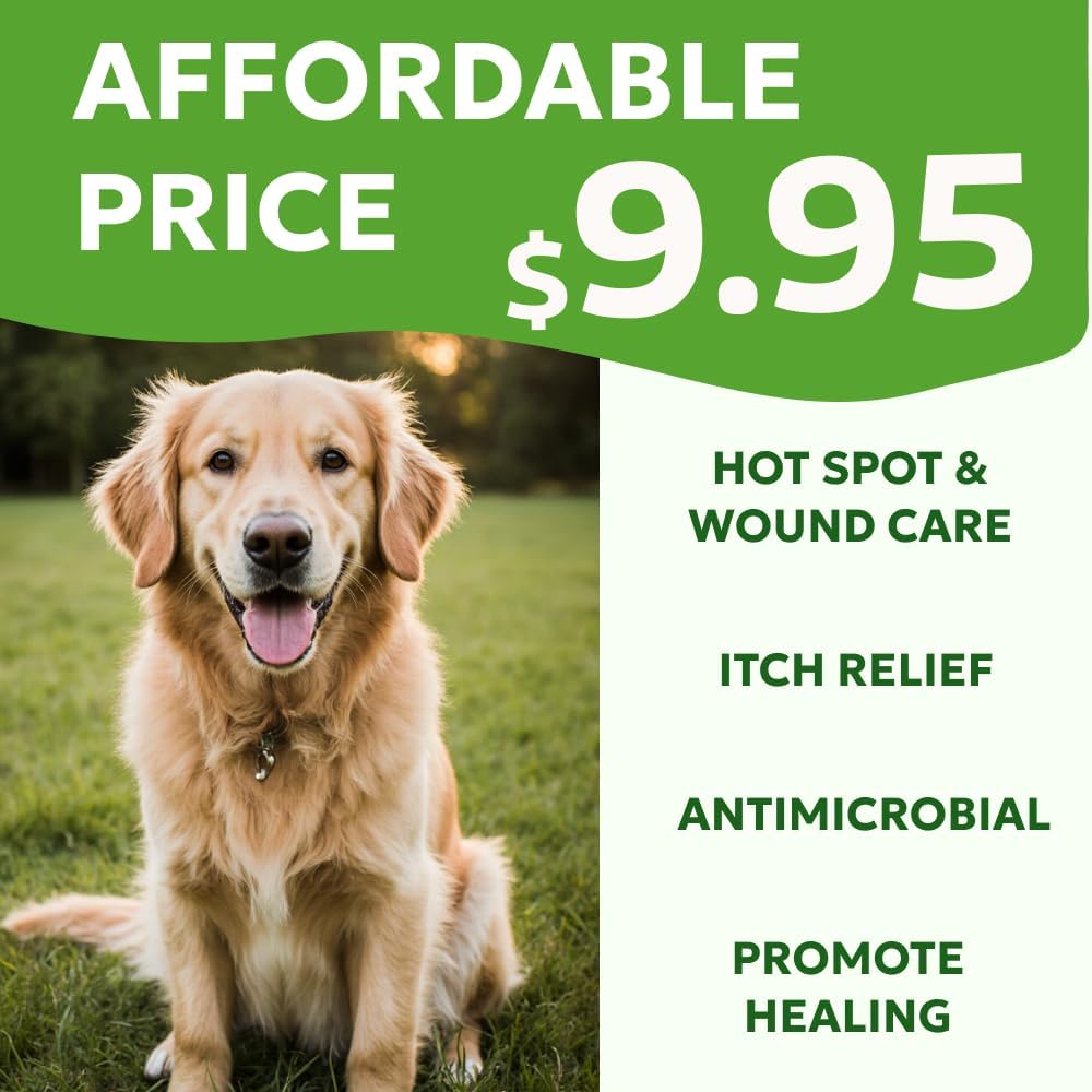 Forticept Hot Spot Spray for Dogs Cats & Horses, Itch Relief Wound Cleanser with Aloe Vera, 8 oz - Pet Explorer