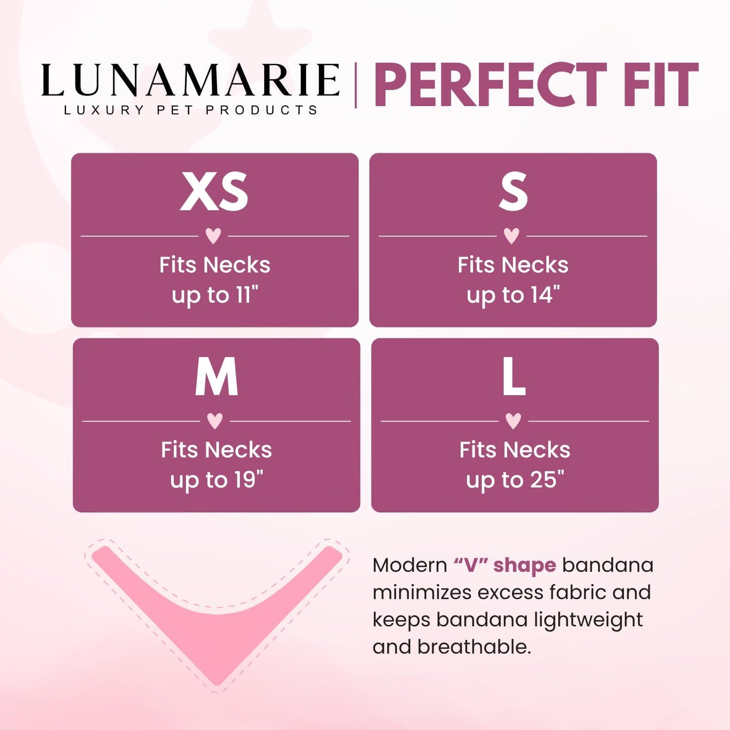 LunaMarie - Luxury Pet Birthday Bandanas -Premium & Silky Poly Fabric | 100% Handmade | Custom Shape Dual Layered (Violeta Rebel, Small)