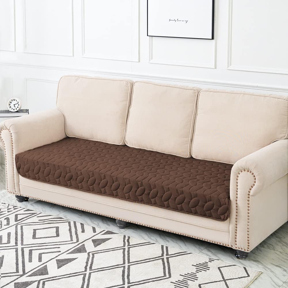 Ameritex Pet Bed Cover Dog Bed Blanket for Sofa and Furniture Waterproof New Pattern Design (30x70 Inch, Chocolate) - Pet Explorer