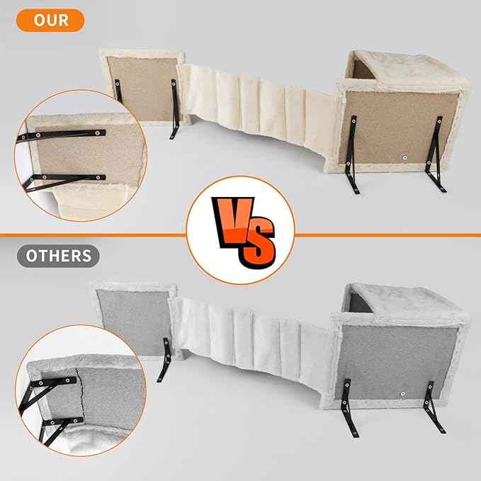 Cat Wall Shelves, Multi-Level Cat Climbing Furniture, Space-Saving Wall-Mounted Cat Climber Set with Perches,Bridge,Hammock,Scratching Board & Ball for Indoor Cat Play (Dark Grey)