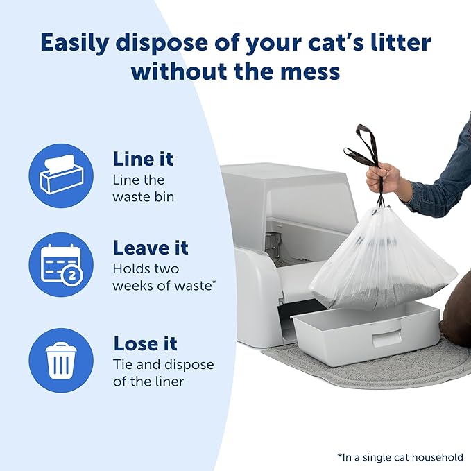PetSafe ScoopFree Clumping Litter Box Hood & Accessory Bundle - Odor Control Box - Self-Cleaning Litter Box Accessories - Litter Box Privacy Cover - Easy to Clean