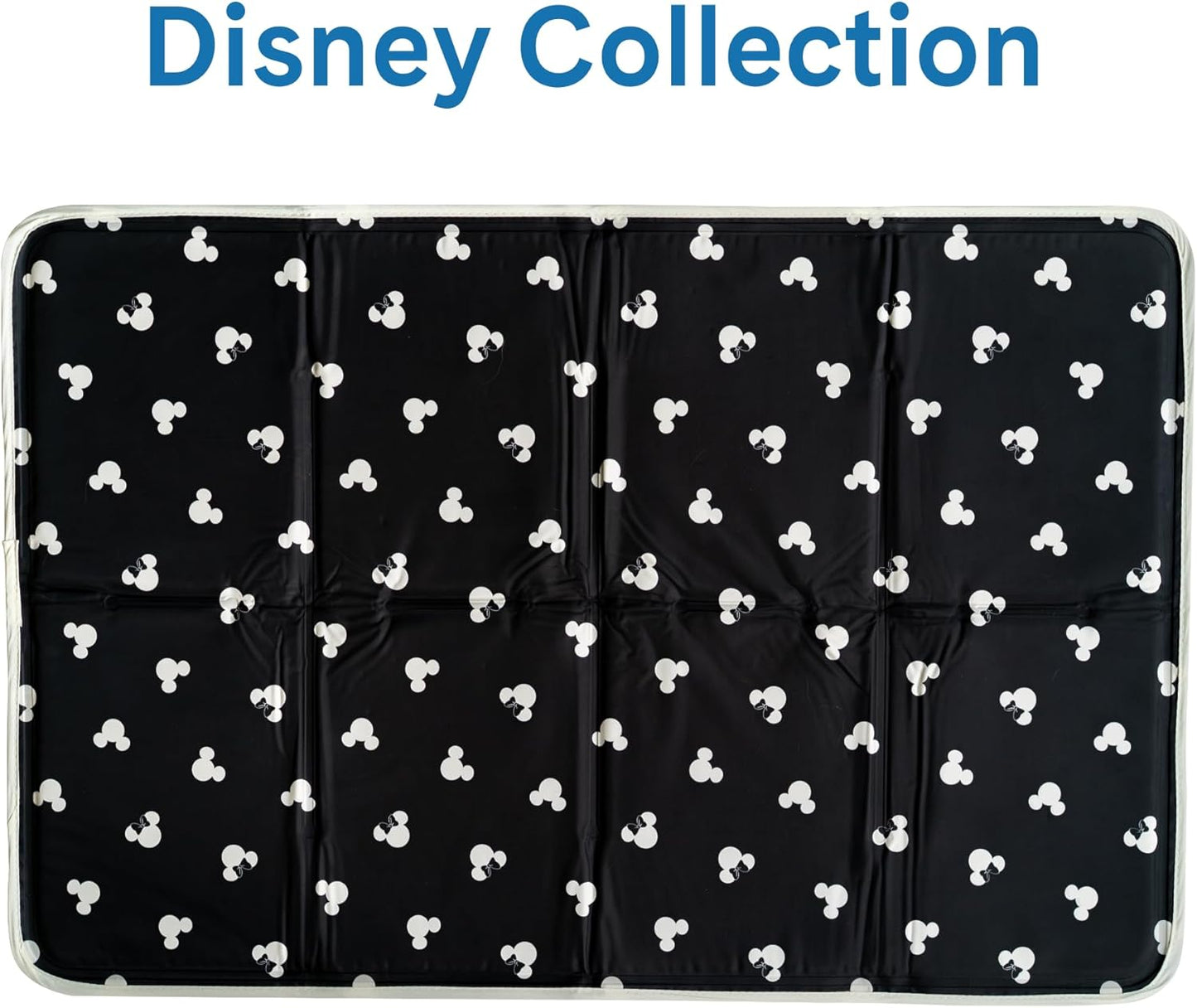 The Green Pet Shop Cool Pet Pad - Large, Disney’s Mickey & Minnie Mouse - Self-Cooling, Pressure Activated Mat for Dogs & Cats from 46-80 lbs - Non-Toxic Gel, No Water Needed - Pet Explorer